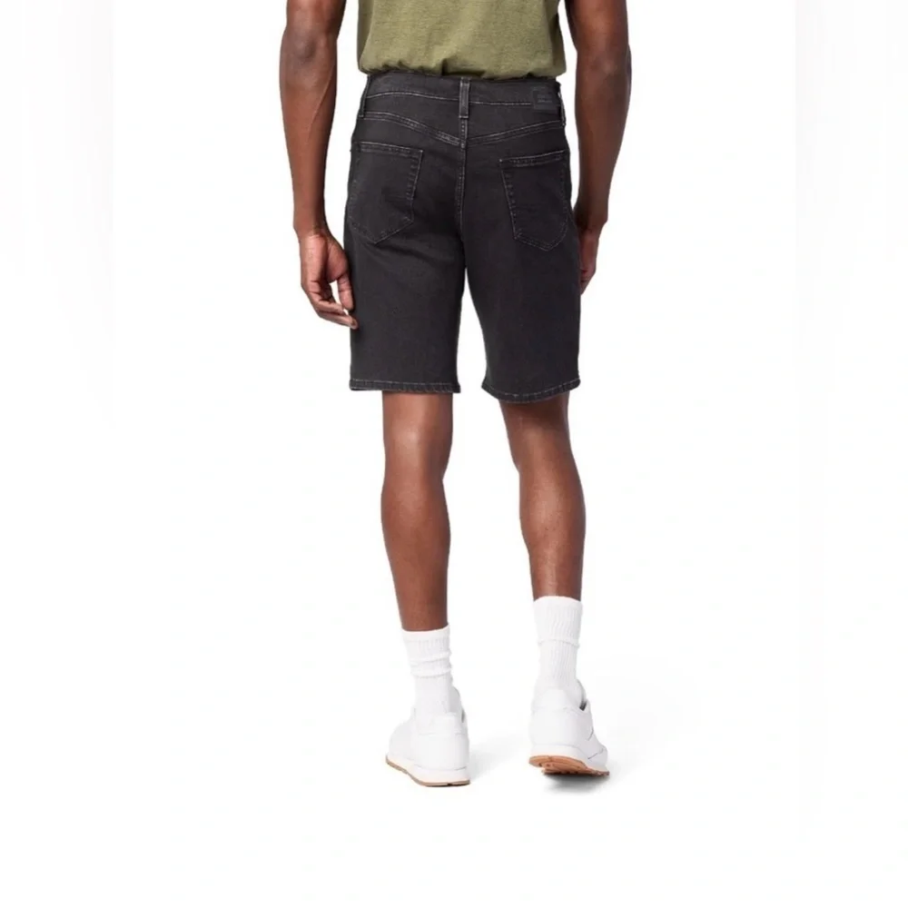Men's Black Jean Shorts
